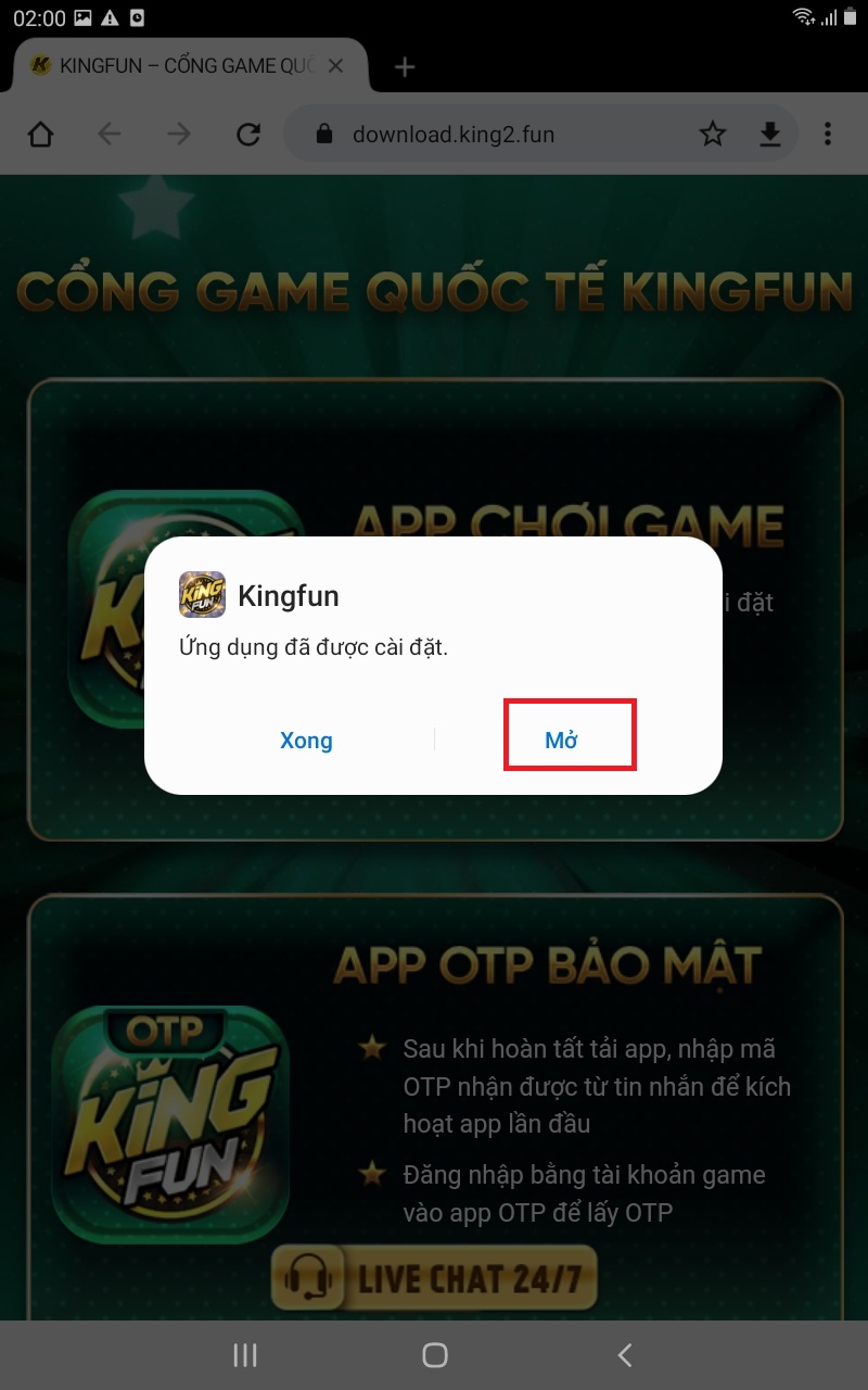app Kingfun Adroid 2