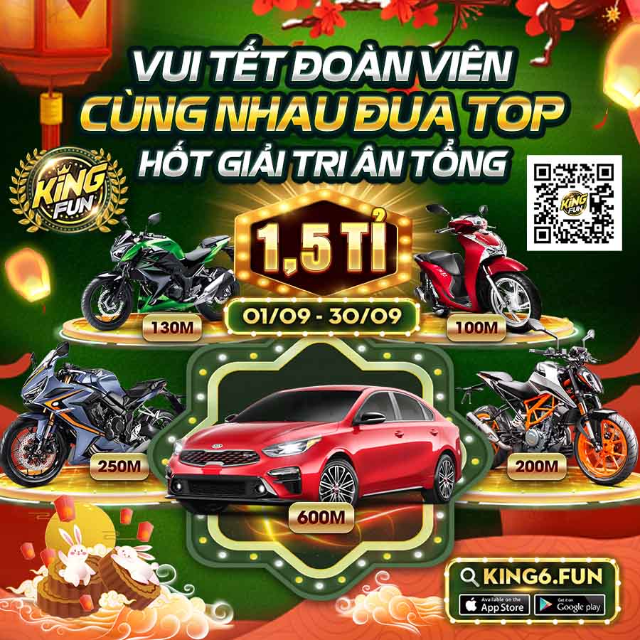 VINH DANH TOP TRI ÂN ngày 06/09/2022 cùng đua top - cùng làm giàu với kingfun